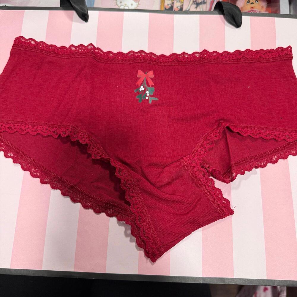 Victoria's Secret 5-Pack Lace Waist Cotton Cheeky Panties - Picture 5 of 6